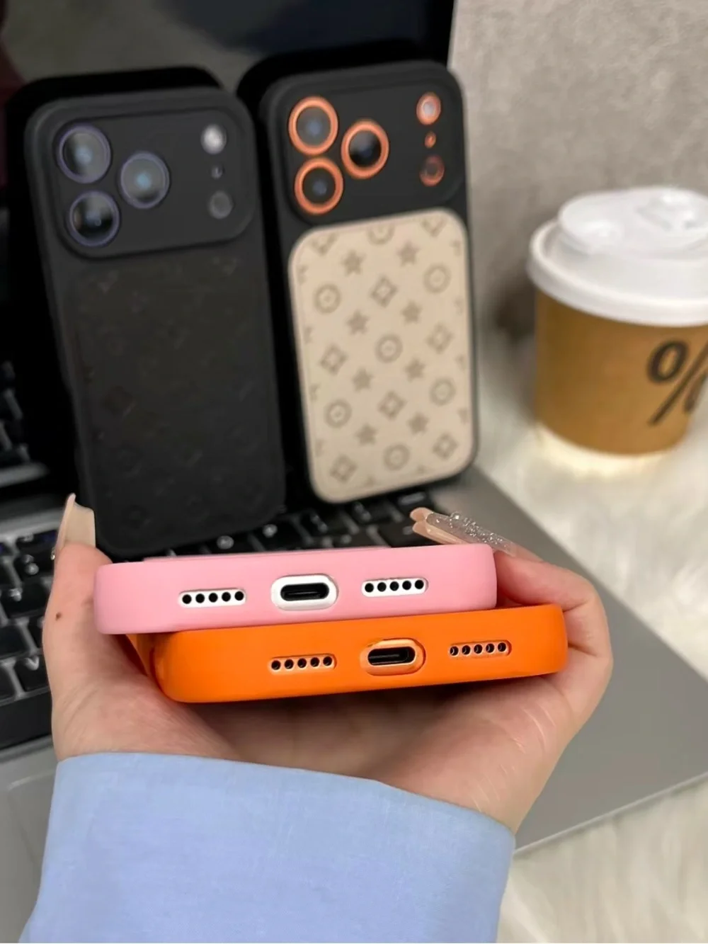 iPhone 17 Pro Max Orange Silicone Case